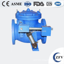 heavy hammer micro resistance hydraulic control slow close horizontal check valve